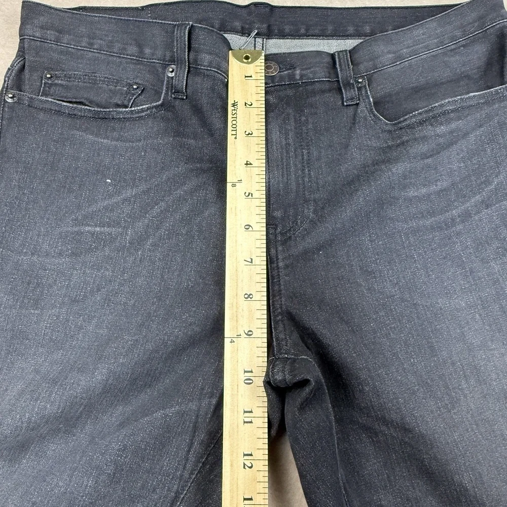 6397‎ Jeans Women's Size 28 Charcoal Black Baggy Mid Rise Dark Wash Made in USA